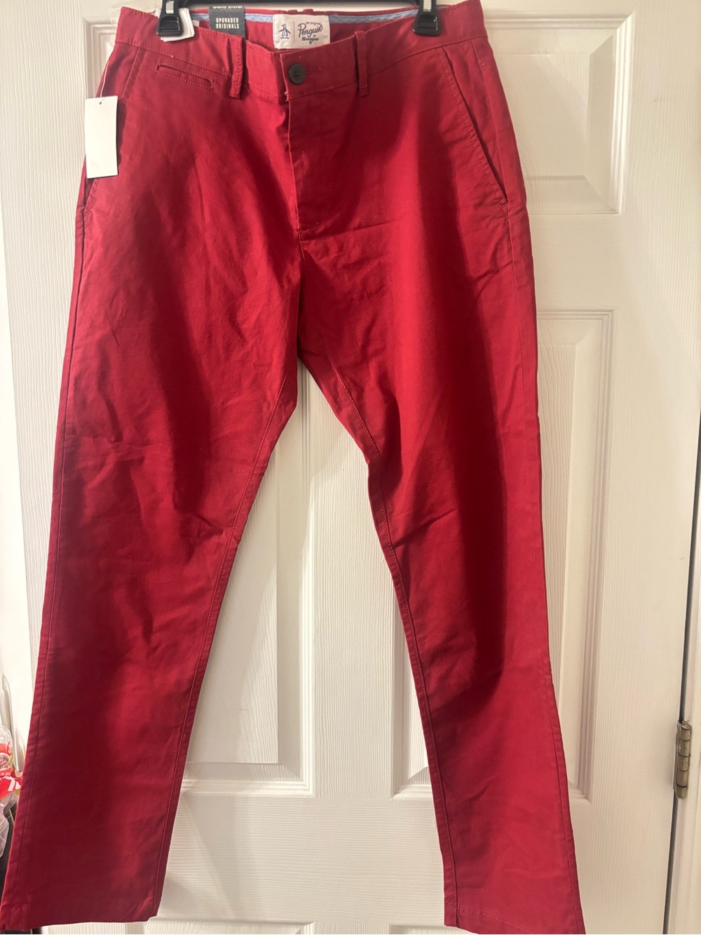 Original Penguin Red Chino Pants